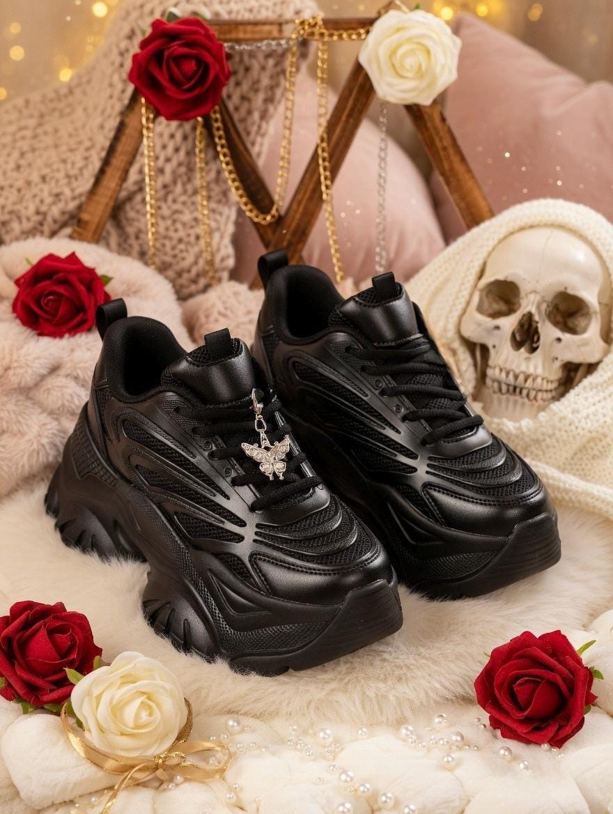 SoftSlipsy Chunky Platform Sneakers Women | Lightweight Breathable Casual Trainers