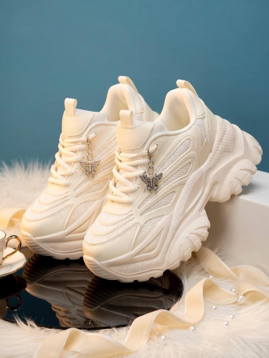 SoftSlipsy Chunky Platform Sneakers Women | Lightweight Breathable Casual Trainers