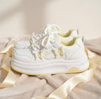 SoftSlipsy butterfly Platform Sneakers Women | Butterfly Floral Chunky Trainers