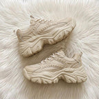 SoftSlipsy Chunky Platform Sneakers Women | Thick Sole Korean Streetwear Shoes