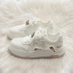 SoftSlipsy Kawaii Cat Platform Sneakers | Pastel Chunky Cartoon Shoes