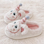 Plush Cat Slippers | Cozy Winter Indoor Animal Home Shoes | SoftSlipsy