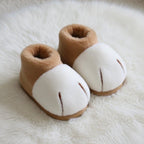 Cat Paw Plush Boots | Kawaii Animal Winter Slippers | Cozy Fluffy Indoor Home Wear | SoftSlipsy