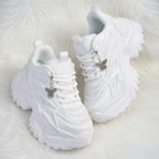 SoftSlipsy Chunky Platform Sneakers Women | Lightweight Breathable Casual Trainers