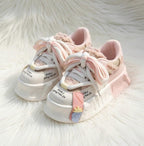 SoftSlipsy Chunky Platform Sneakers Women: Height Boost, Streetwear Trainers, Harajuku Style