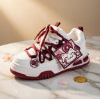 Kawaii Platform Sneakers, Pink Korean Harajuku Style Chunky Shoes | SoftSlipsy