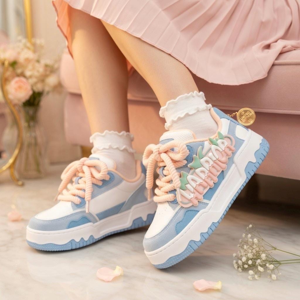 SoftSlipsy Comfort Platform Sneakers Women Lightweight Chunky Trainers Everyday Walking Casual Style Shoes