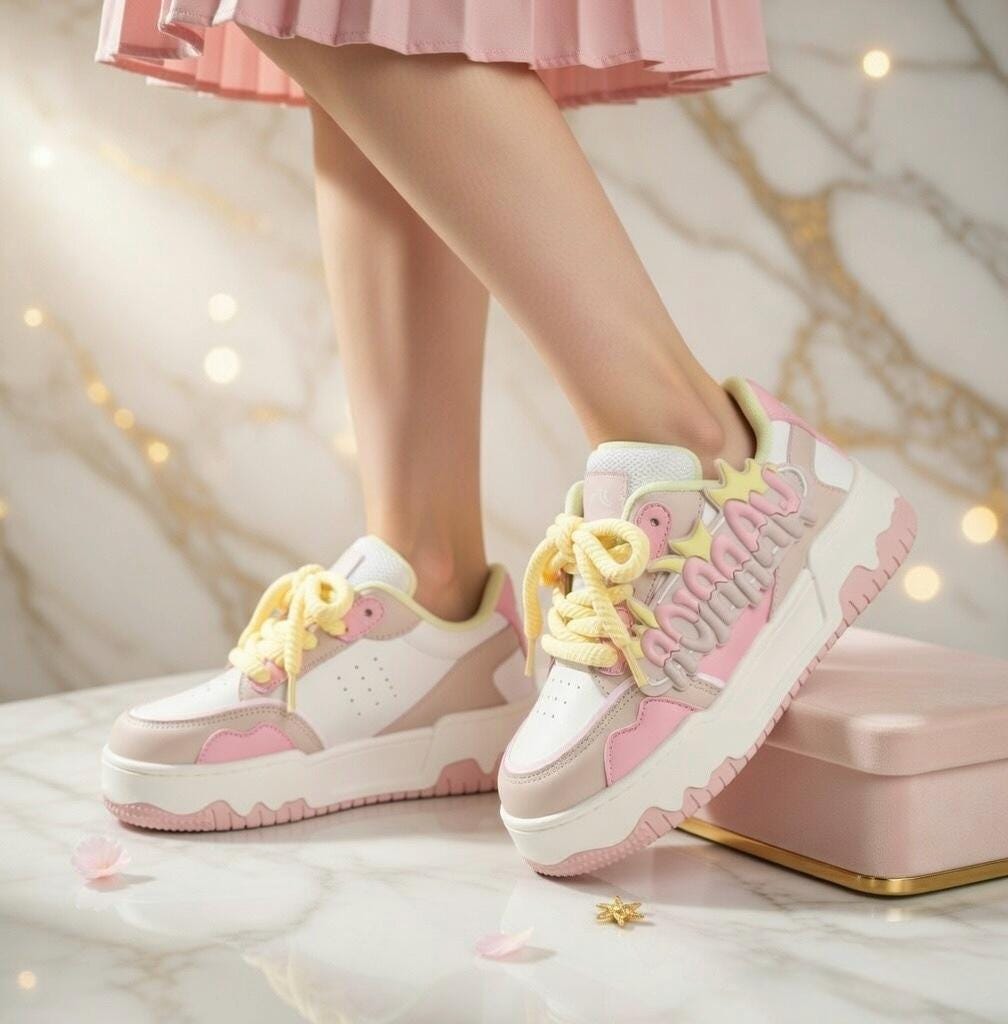 SoftSlipsy Comfort Platform Sneakers Women Lightweight Chunky Trainers Everyday Walking Casual Style Shoes