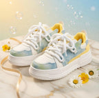 SoftSlipsy Women’s Chunky Platform Sneakers – Cotton Candy Pink