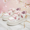 SoftSlipsy Kawaii Bear Platform Sneakers Women Pink Chunky Trainers | Streetwear Comfort Shoes