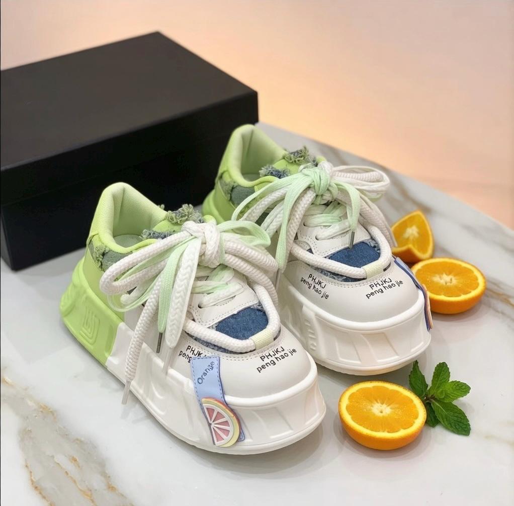 SoftSlipsy Kawaii Platform Sneakers: Chunky Trainers, Harajuku Style, Streetwear Shoes