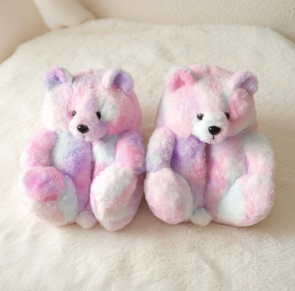 Plush Panda Bear Slippers | Ultra-Soft Cozy Indoor Shoes | SoftSlipsy