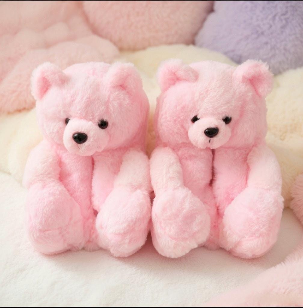 Plush Panda Bear Slippers | Ultra-Soft Cozy Indoor Shoes | SoftSlipsy