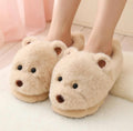 Plush Teddy Bear Slippers | Cozy Fuzzy Indoor Shoes for Women | SoftSlipsy