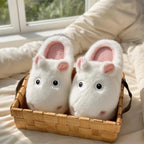 Plush Hippo Slippers | Cozy Animal House Shoes, Warm Winter Loungewear | SoftSlipsy