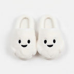 Plush Ghost Slippers | Cozy Fluffy Indoor House Shoes | SoftSlipsy