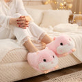 Plush Hamster Slippers | Cozy Fluffy Animal House Shoes, Winter Warmth | SoftSlipsy