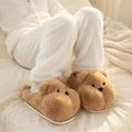 Plush Bear Slippers | Cozy Cartoon Animal House Shoes, Winter Warmth| SoftSlipsy