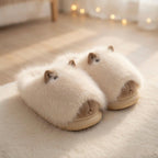 Viral Capybara Plush Slippers | Soft Cozy Winter Indoor Shoes | SoftSlipsy