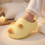 Plush Cat Slippers | Cozy Warm Winter House Shoes for Women | SoftSlipsy