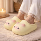 Plush Cat Slippers | Cozy Warm Winter House Shoes for Women | SoftSlipsy