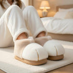 Cat Paw Plush Boots | Kawaii Animal Winter Slippers | Cozy Fluffy Indoor Home Wear | SoftSlipsy