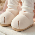Cat Paw Plush Boots | Kawaii Animal Winter Slippers | Cozy Fluffy Indoor Home Wear | SoftSlipsy