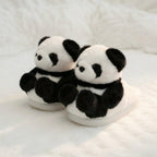 Plush Panda Slippers | Soft Warm Cartoon Animal House Shoes | SoftSlipsy