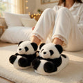 Plush Panda Slippers | Soft Warm Cartoon Animal House Shoes | SoftSlipsy