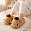 Plush Capybara Slippers | Cozy Animal House Shoes, Winter Warmth | SoftSlipsy
