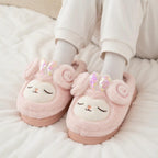 Plush Lamp Slippers | Cozy Indoor House Shoes, Winter Warmth | SoftSlipsy