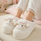 Cozy Plush Lamb Slippers | Warm Sheep Indoor House Shoes Women | SoftSlipsy