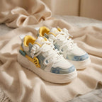 SoftSlipsy Pastel Platform Sneakers Women | Chunky Kawaii Lace Up Shoes | Soft Girl