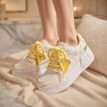 SoftSlipsy Pastel Platform Sneakers Women | Chunky Kawaii Lace Up Shoes | Soft Girl