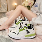 SoftSlipsy Cat Platform Sneakers | Kawaii Chunky Sole Shoes for Women, Streetwear Style