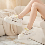 SoftSlipsy Cat Paw Platform Sneakers | Kawaii Pastel Korean Harajuku Style Shoes