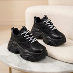 SoftSlipsy Chunky Platform Sneakers Women | Thick Sole Korean Streetwear Shoes