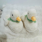 Cozy Plush Duck Slippers: Soft Warm Winter House Shoes | SoftSlipsy
