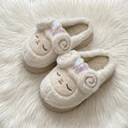 Plush Lamp Slippers | Cozy Indoor House Shoes, Winter Warmth | SoftSlipsy