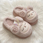 Plush Lamp Slippers | Cozy Indoor House Shoes, Winter Warmth | SoftSlipsy
