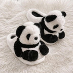 Plush Panda Slippers | Soft Warm Cartoon Animal House Shoes | SoftSlipsy