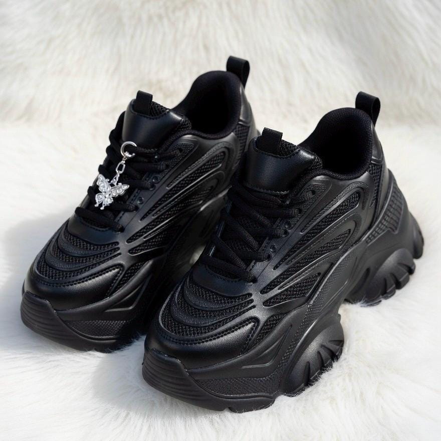 SoftSlipsy Chunky Platform Sneakers Women | Lightweight Breathable Casual Trainers
