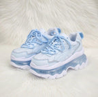 SoftSlipsy Women's Platform Sneakers, Air Cushion Sole, Height Increasing Trainers