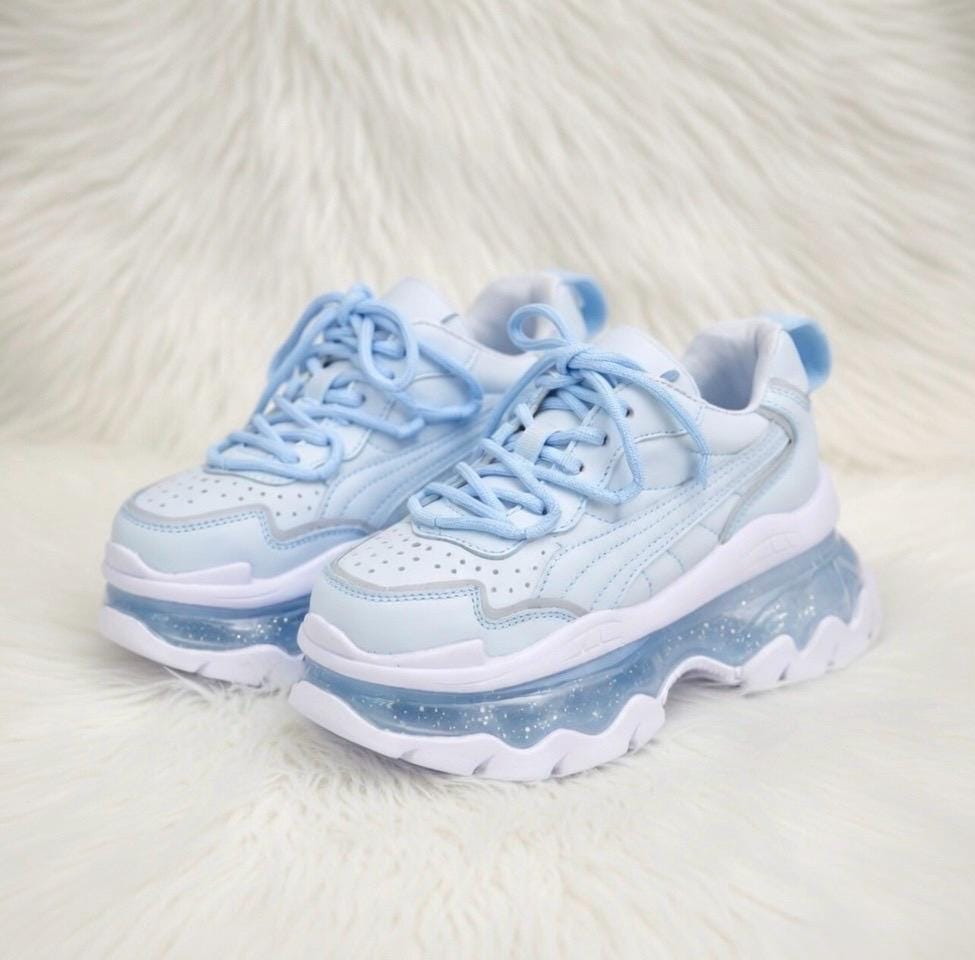SoftSlipsy Women's Platform Sneakers, Air Cushion Sole, Height Increasing Trainers
