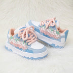 SoftSlipsy Kawaii Platform Sneakers Women: Chunky Sole, Harajuku Style Casual Shoes